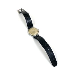 Vintažinis BWC Swiss 25 Rubis Automatic mechaninis rankinis laikrodis 723000 su odine rankena 26x3,5x1 cm