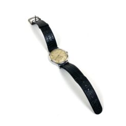 Vintažinis BWC Swiss 25 Rubis Automatic mechaninis rankinis laikrodis 723000 su odine rankena 26×3,5×1 cm