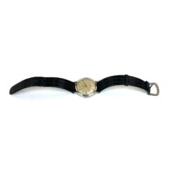 Vintažinis BWC Swiss 25 Rubis Automatic mechaninis rankinis laikrodis 723000 su odine rankena 26×3,5×1 cm