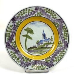 Keramikinė dekoratyvinė Kellinghusen sieninė lėkštė 4×22,5×22,5 cm