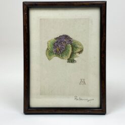 Albrecht Dürer darbo Das Veilchenstrauß printas mediniame rėme su stiklu 1×11,5×15,5 cm