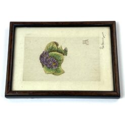 Albrecht Dürer darbo Das Veilchenstrauß printas mediniame rėme su stiklu 1×11,5×15,5 cm