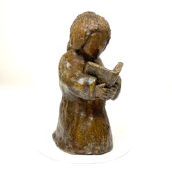 Molinė statula "Moteris su knyga" 11,5x9x21 cm