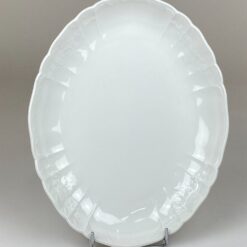 Porcelianinis KPM Berlin serijos Rocaille ovalus serviravimo dubuo 21×26,5×4 cm