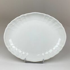 Porcelianinis KPM Berlin serijos Rocaille ovalus serviravimo dubuo 21×26,5×4 cm