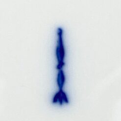 Porcelianinis KPM Berlin serijos Rocaille ovalus serviravimo dubuo 21×26,5×4 cm