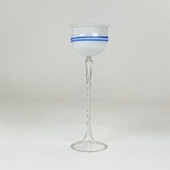 Stiklinė rankų darbo taurelė 120 ml 7x7x21 cm