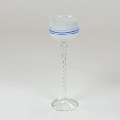 Stiklinė rankų darbo taurelė 120 ml 7x7x21 cm