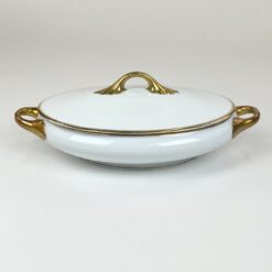 Porcelianinis Rosenthal serijos Tizian serviravimo indas su dangčiu 19,5x34x12,5 cm