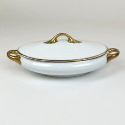 Porcelianinis Rosenthal serijos Tizian serviravimo indas su dangčiu 19,5x34x12,5 cm