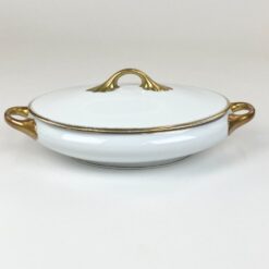 Porcelianinis Rosenthal serijos Tizian serviravimo indas su dangčiu 19,5x34x12,5 cm