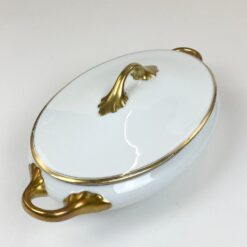 Porcelianinis Rosenthal serijos Tizian serviravimo indas su dangčiu 19,5x34x12,5 cm
