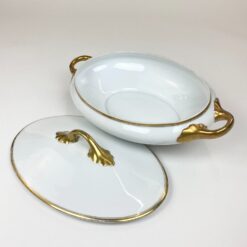 Porcelianinis Rosenthal serijos Tizian serviravimo indas su dangčiu 19,5x34x12,5 cm