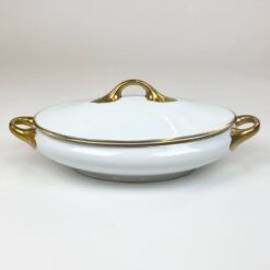 Porcelianinis Rosenthal serijos Tizian serviravimo indas su dangčiu 19x33,5x12,5 cm
