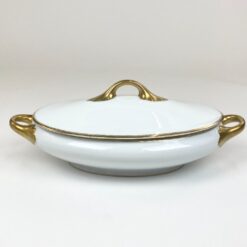 Porcelianinis Rosenthal serijos Tizian serviravimo indas su dangčiu 19×33,5×12,5 cm