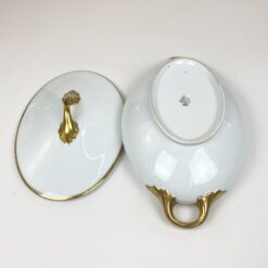 Porcelianinis Rosenthal serijos Tizian serviravimo indas su dangčiu 19×33,5×12,5 cm