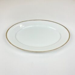 Porcelianinė Rosenthal ovalo formos serviravimo lėkštė 23×32,5×3 cm