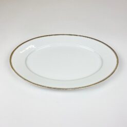 Porcelianinė Rosenthal ovalo formos serviravimo lėkštė 23×32,5×3 cm