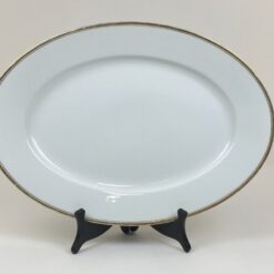 Porcelianinė Rosenthal ovalo formos serviravimo lėkštė 26,5x37x3,5 cm