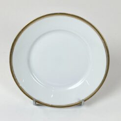 Porcelianinė Rosenthal lėkštutė su aukso spalvos apvadu 15,5x15,5x2 cm