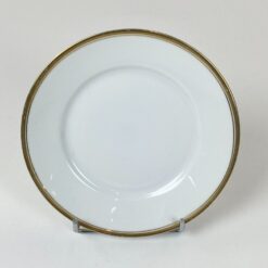 Porcelianinė Rosenthal lėkštutė su aukso spalvos apvadu 15,5×15,5×2 cm