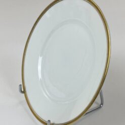 Porcelianinė Rosenthal lėkštutė su aukso spalvos apvadu 15,5×15,5×2 cm