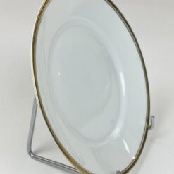 Porcelianinė Rosenthal lėkštutė su aukso spalvos apvadu 15,5×15,5×2 cm
