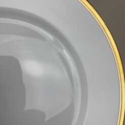 Porcelianinė Rosenthal lėkštutė su aukso spalvos apvadu 15,5×15,5×2 cm