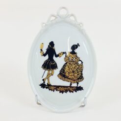 Porcelianinis Kaiser paveiksliukas su šokančios poros atvaizdu 1,5x11,5x17,5 cm