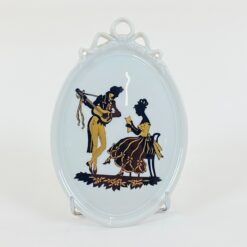 Porcelianinis Kaiser paveiksliukas su muzikuojančios poros atvaizdu 1,5x11,5x17,5 cm
