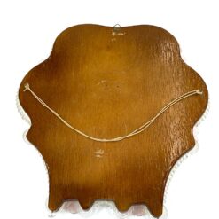 Vintažinis itališkas pakabinamas veidrodis Murano stiklo rėme 3,5x33x36 cm