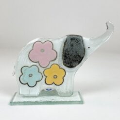 Stiklinė dramblio statula 5x19x14,5 cm