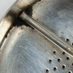 Art Deco laikotarpio sidabruoto metalo kavinukas – kavos filtras 9x14x6,5 cm