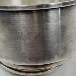 Art Deco laikotarpio sidabruoto metalo kavinukas – kavos filtras 9x13x6,5 cm