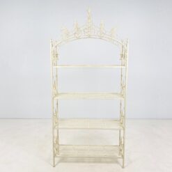 Provanso stiliaus metalinė sodo lentyna 37x106x226 cm
