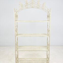 Provanso stiliaus metalinė sodo lentyna 37x106x226 cm