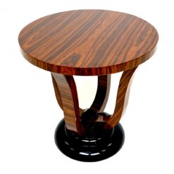 Art deco stiliaus apvalus staliukas 59,5x59,5x60 cm