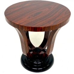 Art deco stiliaus apvalus staliukas 59,5×59,5×60 cm
