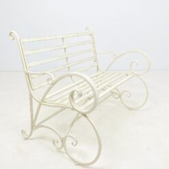 Provanso stiliaus metalinis sodo suoliukas 83x111x95 cm, 47 cm