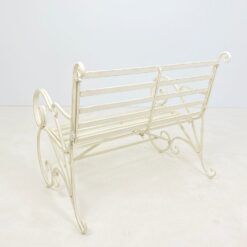 Provanso stiliaus metalinis sodo suoliukas 83x111x95 cm, 47 cm