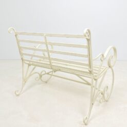 Provanso stiliaus metalinis sodo suoliukas 83x111x95 cm, 47 cm