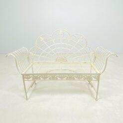 Provanso stiliaus metalinis sodo suoliukas 44x148x103 cm; 46,5 cm