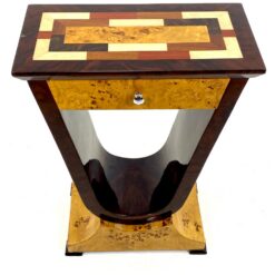 Art deco stiliaus riešutmedžio faneruotės spintelė 30×58,5×80 cm
