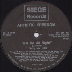 Artistic Freedom - 1991 - It'll Be All Right [Maxi]