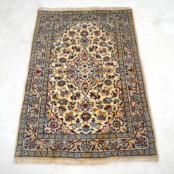 Vilnonis rankų darbo kilimas "Kashan" 150x100x1,3 cm
