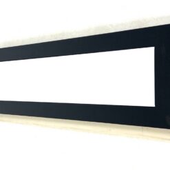 Sieninis, pakabinamas veidrodis su mediniu rėmu 6×115,5×34 cm