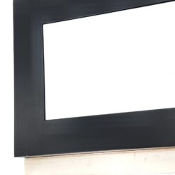 Sieninis, pakabinamas veidrodis su mediniu rėmu 6×115,5×34 cm