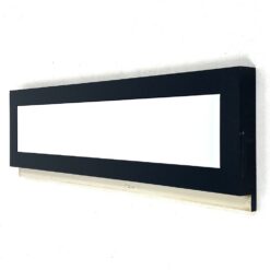 Sieninis, pakabinamas veidrodis su mediniu rėmu 6×115,5×34 cm