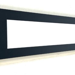 Sieninis, pakabinamas veidrodis su mediniu rėmu 6×115,5×34 cm