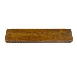 Vintažinė S. A. Picus Belge medinė dėžė 20 vnt. cigarų 11x56x6,5 cm